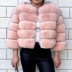 2026 New Style Real Fur Coat 100% Natural Fur Jacket Female Winter Warm Leather Fox Fur Coat High Quality Fur Vest - Matrix Studios