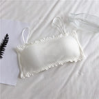 Women's Cotton Bra Female Tube Top Bra Women's Suspender Underwear Beautiful Tank Top Seamless Comfort Bra Sport Bra Lace Tops - Matrix Studios