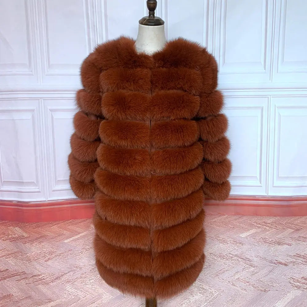 NEW style  4in1 real fur coats Women Natural Real Fur Jackets Vest Winter Outerwear Women fox fur coat high quality fur Clothes - Matrix Studios