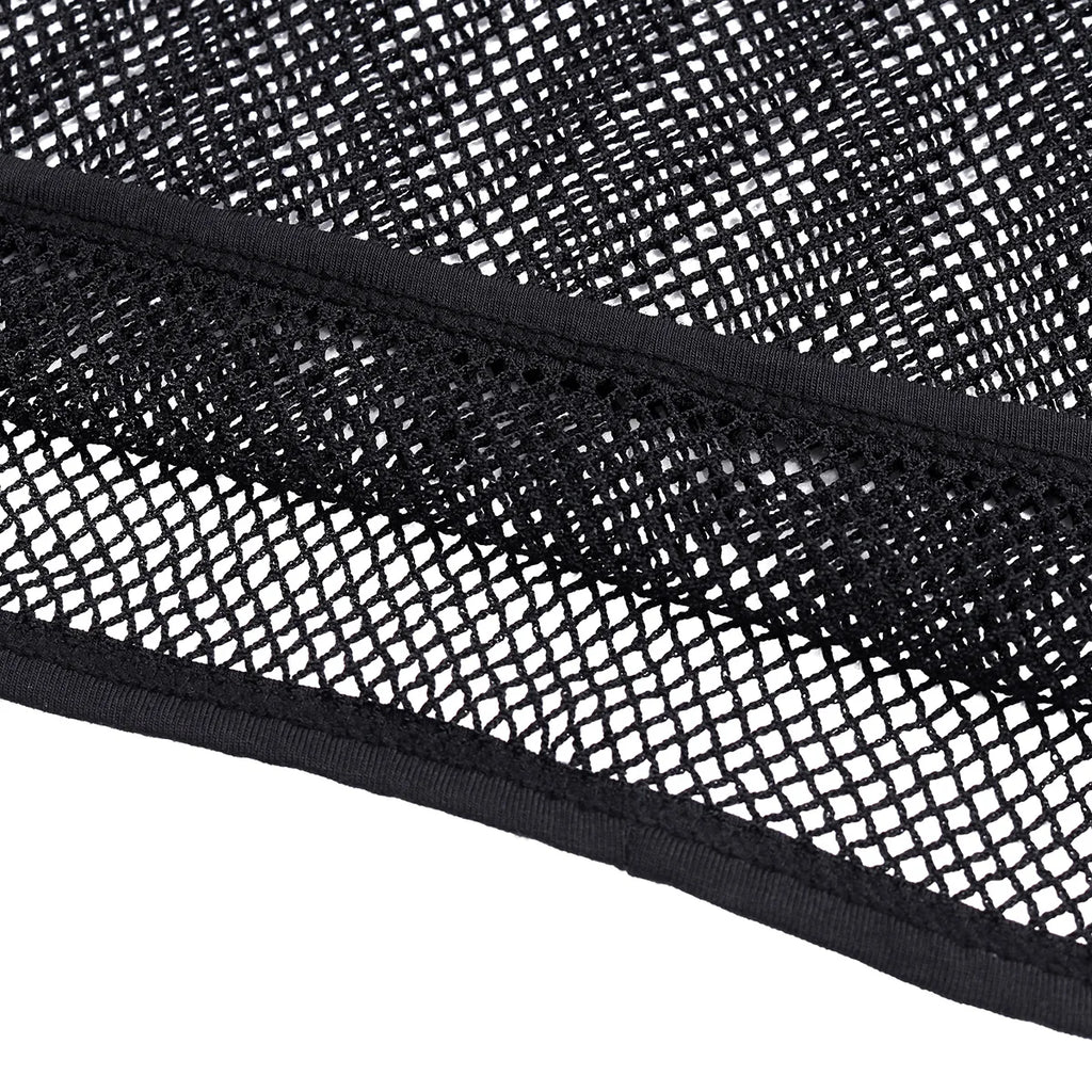 Mens Mesh Cycling Base Layers Shirt Quick Dry Cool Cycling Vest Black See Through Clubwear Tee Shirt Fishnet Jersey Sportswear - Matrix Studios
