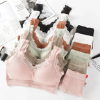 Sexy Women Bra Panties Set Push Up Sports Bra Set Letter Strap Seamless Active Bra Women Lingerie Set Fitness Top Underwear - Matrix-studios.com