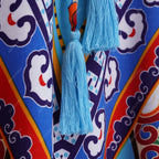Bohemian Kaftan Beach Tunic Cotton Beach Cover up Saida de Praia Swimsuit Women Bikini cover up Pareo Sarong Beachwear #Q956 - Matrix Studios