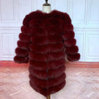 NEW style  4in1 real fur coats Women Natural Real Fur Jackets Vest Winter Outerwear Women fox fur coat high quality fur Clothes - Matrix Studios
