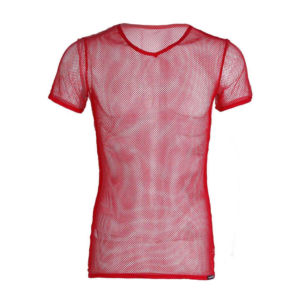 Mens Mesh Cycling Base Layers Shirt Quick Dry Cool Cycling Vest Black See Through Clubwear Tee Shirt Fishnet Jersey Sportswear - Matrix Studios