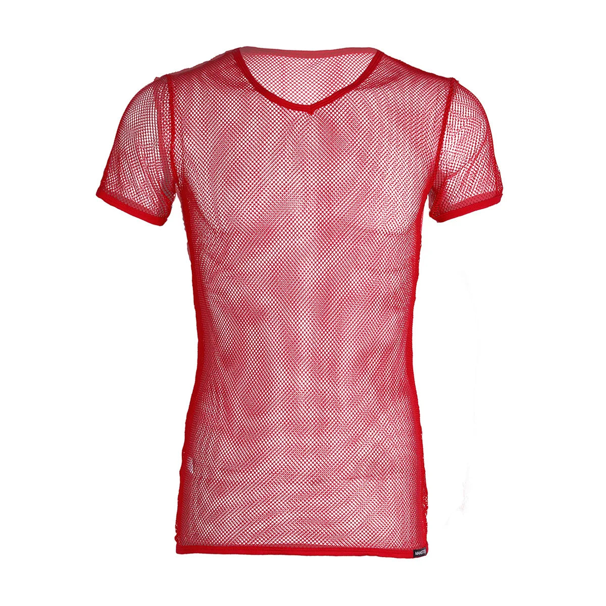 Mens Mesh Cycling Base Layers Shirt Quick Dry Cool Cycling Vest Black See Through Clubwear Tee Shirt Fishnet Jersey Sportswear - Matrix Studios