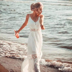 Bikini Cover Up Lace Hollow Crochet Swimsuit Beach Dress Women 2025 Summer Ladies Cover-Ups Bathing Suit Beach Wear Tunic - Matrix Studios