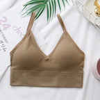 Women's Crop Top Ribbed Tube Top U-Back Comfort Bra Streetwear Camis Sexy Lingerie Seamless Underwear Sports Tank Bralette M-XL - Matrix Studios