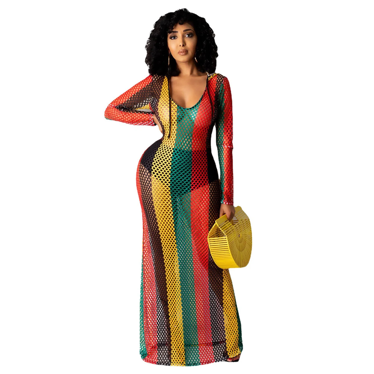 Long Crochet Beach Cover Up Robe De Plage Swimsuit Cover Up Saida De Praia Longa Women Bathing Suit Cover Up Tunics For Beach - Matrix Studios