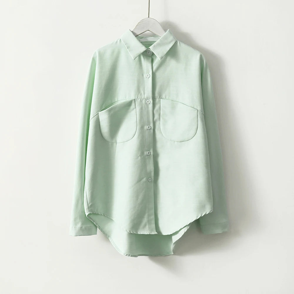 2026 Spring Women Summer Blouse Korean Long Sleeve Womens Tops And Blouses Vintage Women Shirts Blusas Roupa Feminina Tops - Matrix-studios.com