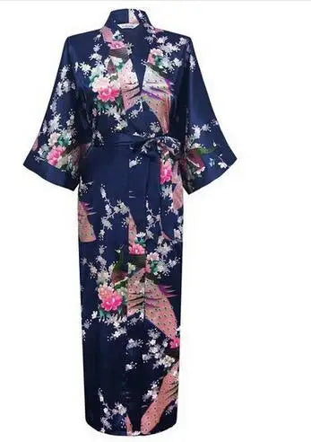 Silk Kimono Robe Bathrobe Women Satin Robe Silk Robes Night Sexy Robes Night Grow For Bridesmaid Summer Plus SizeS-XXXL 010412 - Matrix-studios.com