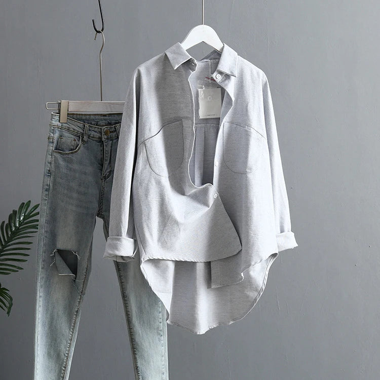2026 Spring Women Summer Blouse Korean Long Sleeve Womens Tops And Blouses Vintage Women Shirts Blusas Roupa Feminina Tops - Matrix-studios.com
