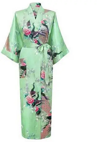 Silk Kimono Robe Bathrobe Women Satin Robe Silk Robes Night Sexy Robes Night Grow For Bridesmaid Summer Plus SizeS-XXXL 010412 - Matrix-studios.com