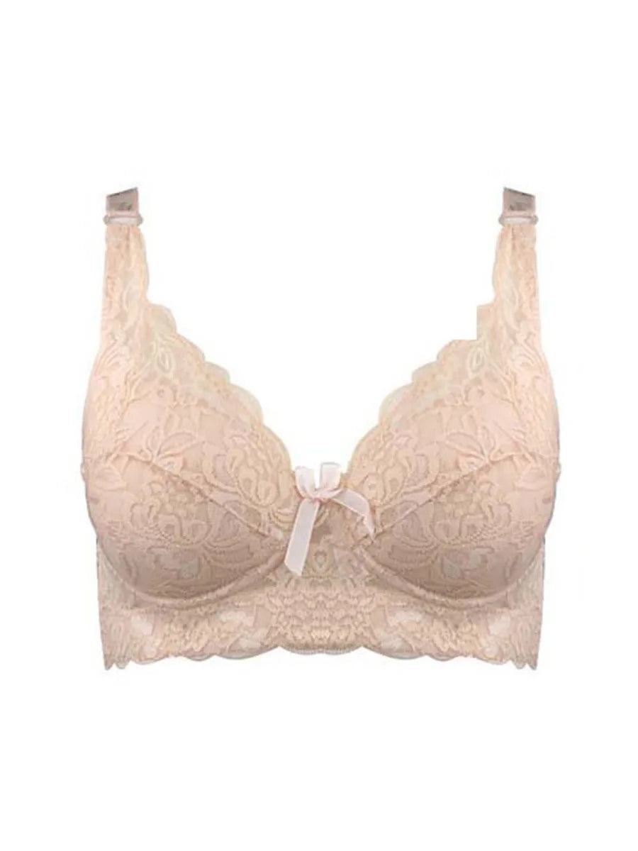 75-105BCD Women's Lace Underwire Push Up Bra  For Women Plus Size Lace Bras Thin Sexy Underwear Bras Bralette Lingerie Intimates - Matrix Studios
