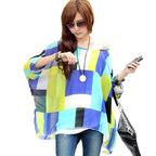 Summer Blouse Shirt 2021 New Fashion Women Casual Chiffon Blouses Tops Plus Size 4XL 5XL 6XL Batwing Sleeve Women's Shirts - Matrix-studios.com