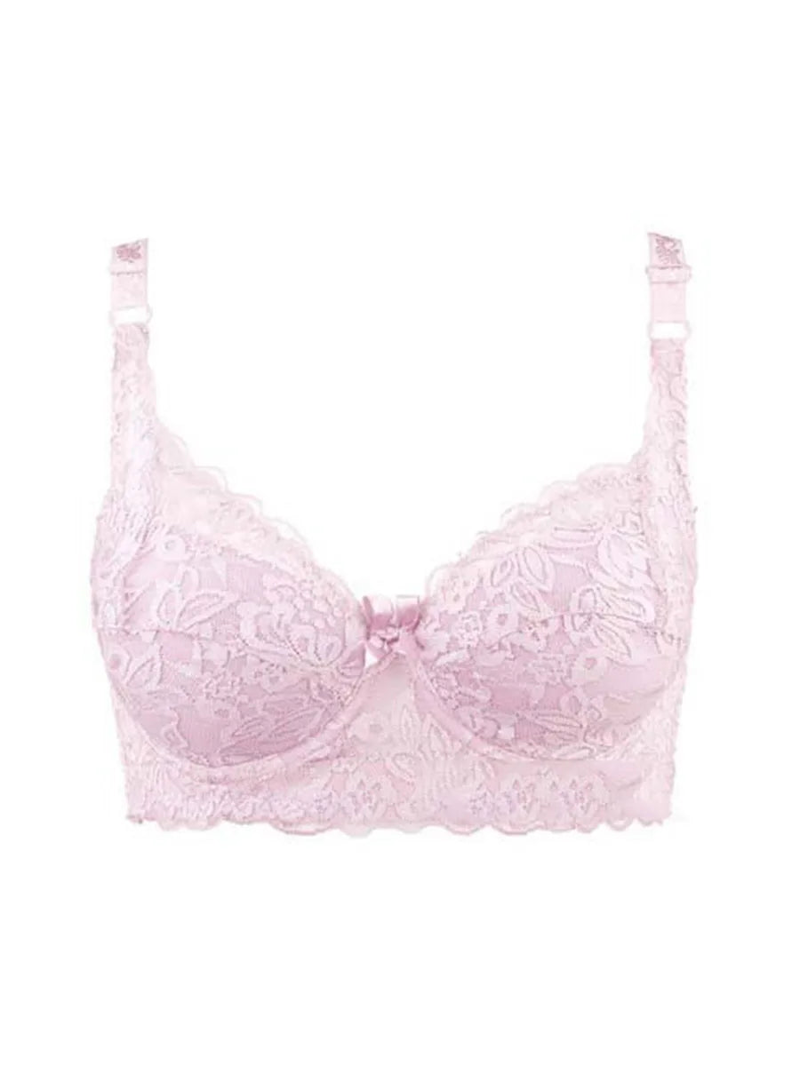 75-105BCD Women's Lace Underwire Push Up Bra  For Women Plus Size Lace Bras Thin Sexy Underwear Bras Bralette Lingerie Intimates - Matrix Studios