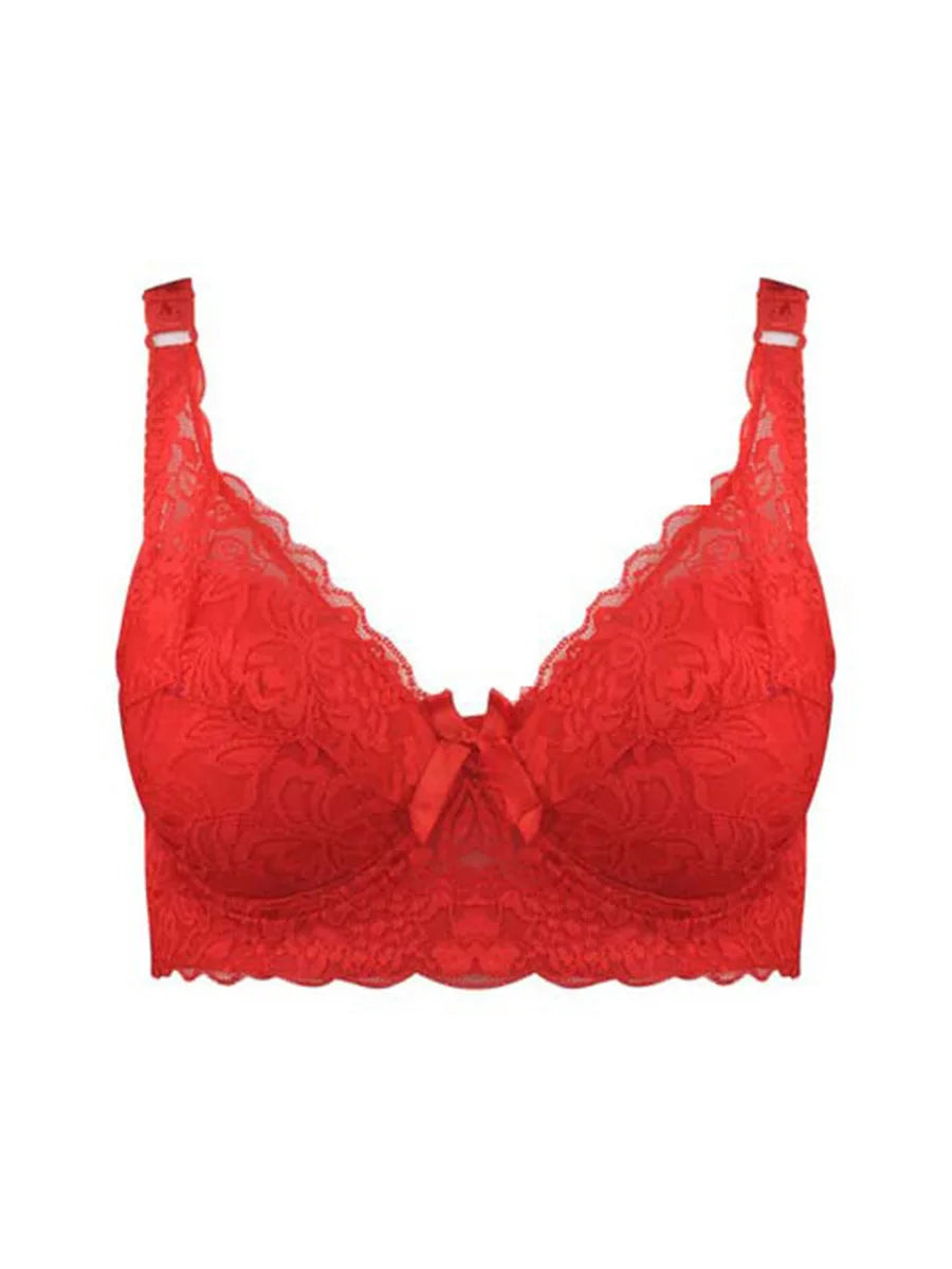 75-105BCD Women's Lace Underwire Push Up Bra  For Women Plus Size Lace Bras Thin Sexy Underwear Bras Bralette Lingerie Intimates - Matrix Studios
