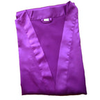 Bride Bridesmaid Lace Silky Satin Loungewear Monring robe  A9007 - Matrix-studios.com