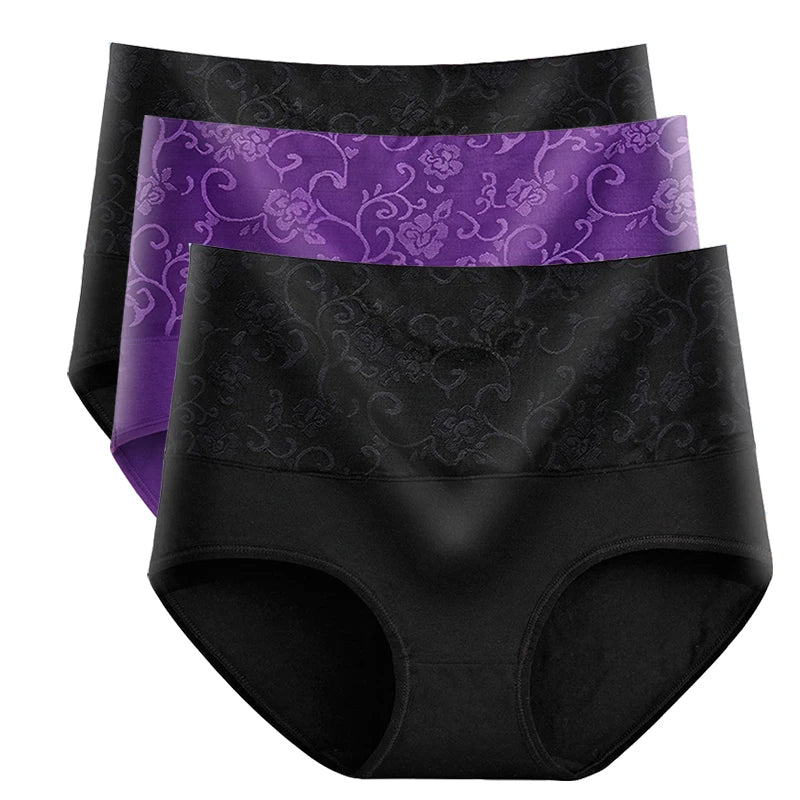 Plus Size Panties Women's High Waist Abdominal Underwear Cotton Seamless Briefs Girls Underpant Sexy Lingeries for Female L-5XL - Matrix Studios
