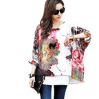 Women Blouses Plus Size Clothing Summer 2021 Novelty Bohemian Shirts Blusas Femininas Bohemian Style Women's Chiffon Tops Tees - Matrix-studios.com