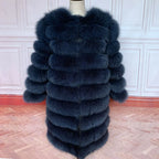 NEW style  4in1 real fur coats Women Natural Real Fur Jackets Vest Winter Outerwear Women fox fur coat high quality fur Clothes - Matrix Studios