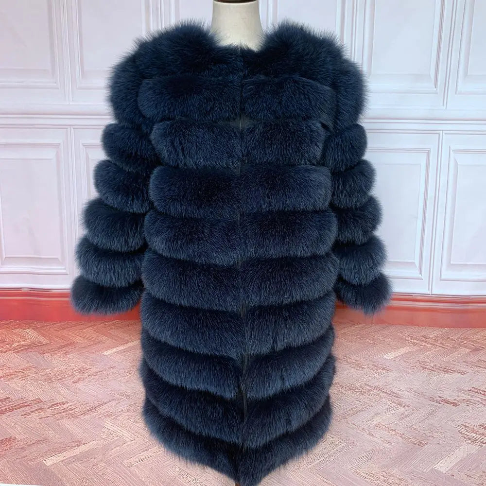 NEW style  4in1 real fur coats Women Natural Real Fur Jackets Vest Winter Outerwear Women fox fur coat high quality fur Clothes - Matrix Studios