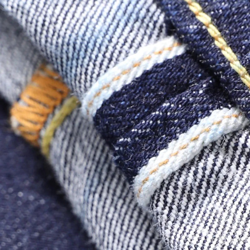 511XX-0009 RedTornado Raw Denim Jeans 16oz Heavy Weight Indigo Selvage One Washed Sanforized Zipper Pants - Matrix Studios