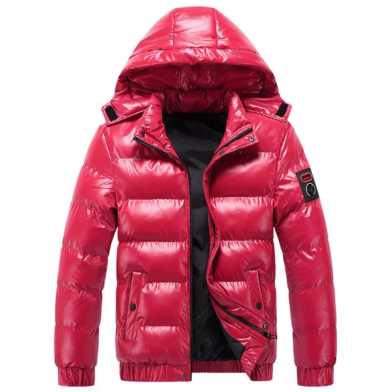 DIMUSI Winter Men's Jackets Fashion Men Cotton Warm Parkas Down Hoodies Coats Casual Outdwear Thermal Jackets Mens Clothing - Matrix Studios