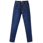 Denim Pants Autumn Winter Jeans For Women High Waist Skinny Warm Thick Jeans Womens High Elastic Plus Size Stretch Jeans Velvet - Matrix-studios.com