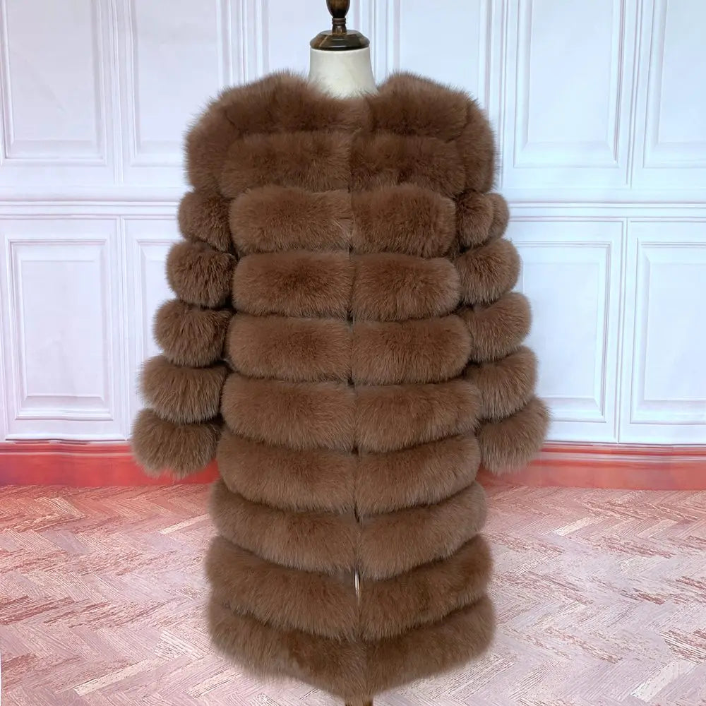 NEW style  4in1 real fur coats Women Natural Real Fur Jackets Vest Winter Outerwear Women fox fur coat high quality fur Clothes - Matrix Studios