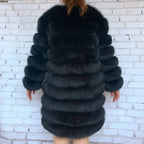 NEW style  4in1 real fur coats Women Natural Real Fur Jackets Vest Winter Outerwear Women fox fur coat high quality fur Clothes - Matrix Studios