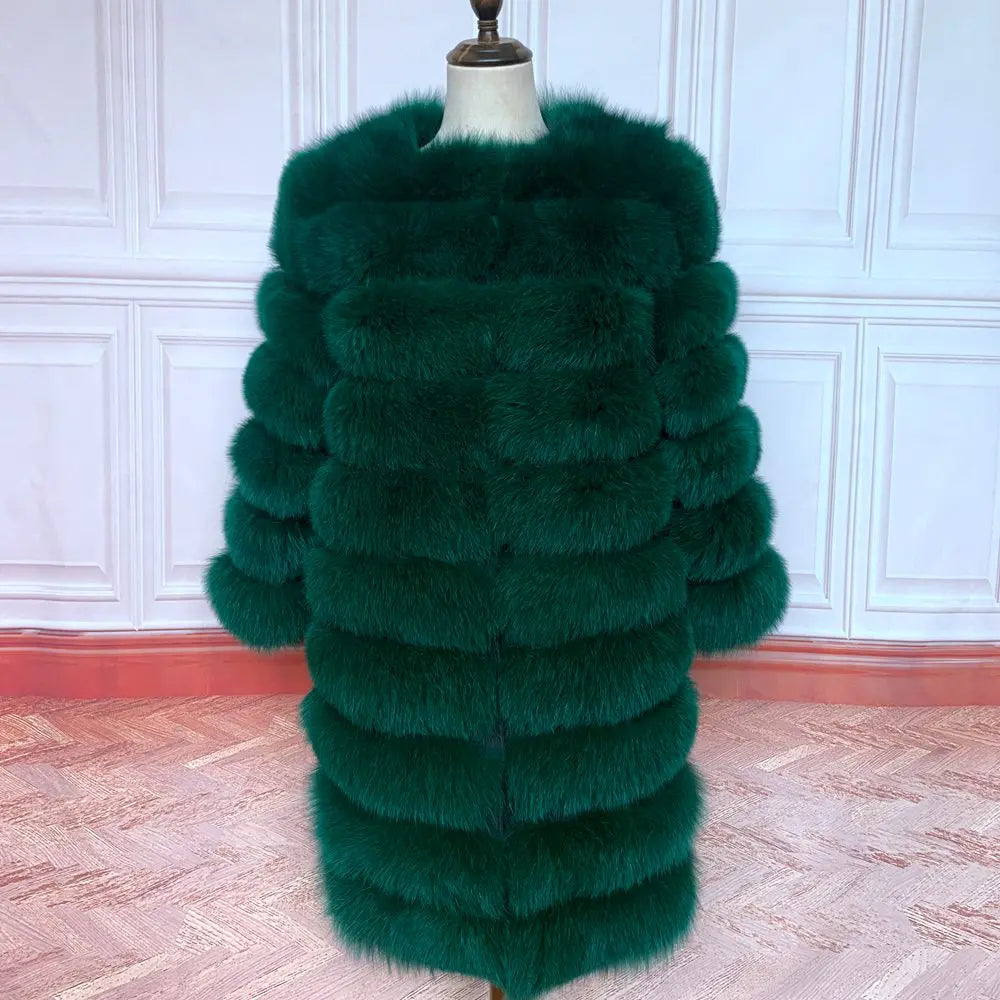 NEW style  4in1 real fur coats Women Natural Real Fur Jackets Vest Winter Outerwear Women fox fur coat high quality fur Clothes - Matrix Studios
