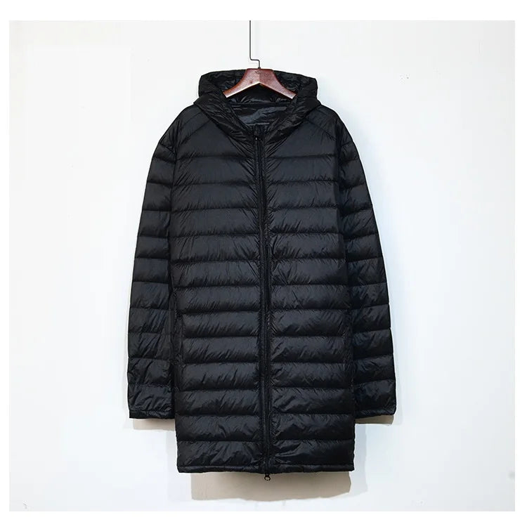 NewBang Plus 8XL Winter Long Duck Down Jacket Men Feather Parka Man Ultra Light Down Jacket Men Lightweight Warm Puffer Jackets - Matrix Studios