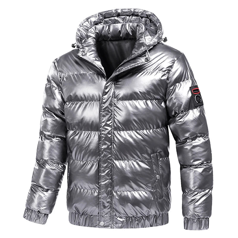 DIMUSI Winter Men's Jackets Fashion Men Cotton Warm Parkas Down Hoodies Coats Casual Outdwear Thermal Jackets Mens Clothing - Matrix Studios