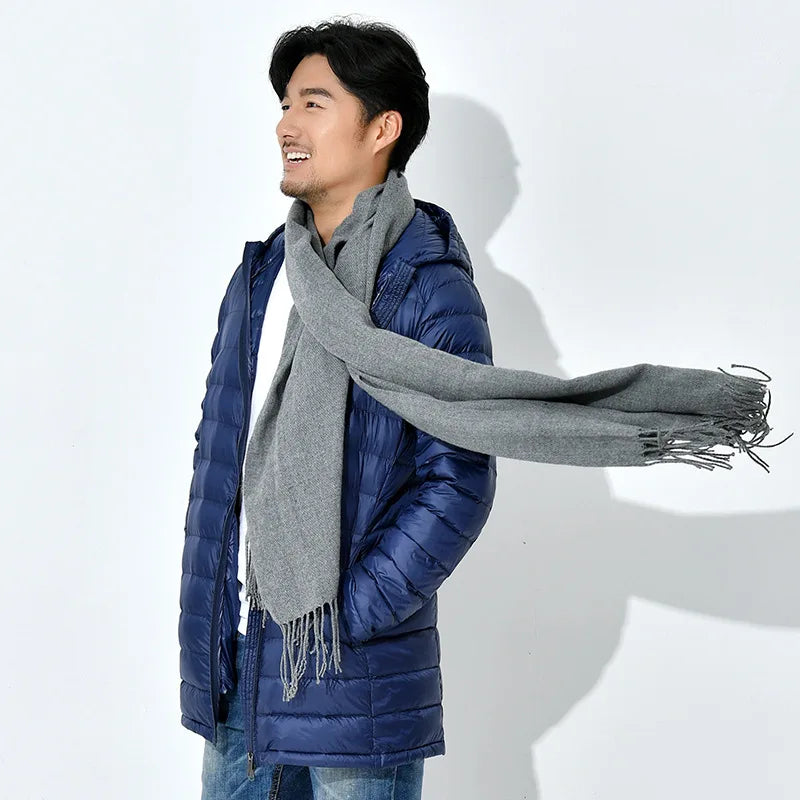 NewBang Plus 8XL Winter Long Duck Down Jacket Men Feather Parka Man Ultra Light Down Jacket Men Lightweight Warm Puffer Jackets - Matrix Studios