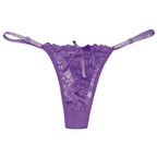 Ladies Lace Sexy Panties Embroidered Bandage Underwear Women Transparent Breathable Thongs Bowknot Sexy Lingerie трусы женские - Matrix Studios