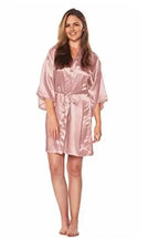 Green Nightgown Solid Color Kimono Lady Elegant Bathrobe Satin Homewear Wedding Bridal Gift Sleepwear Sexy Intimate Lingerie - Matrix-studios.com