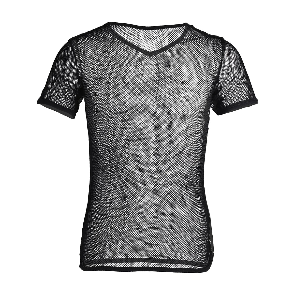 Mens Mesh Cycling Base Layers Shirt Quick Dry Cool Cycling Vest Black See Through Clubwear Tee Shirt Fishnet Jersey Sportswear - Matrix Studios