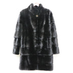Fancy Rani Real Mink Fur Coat Natural Women Winter Long Leather Jacket Luxury Female Clothes  2023 Mink Fur Coat Women Promotion - Matrix Studios