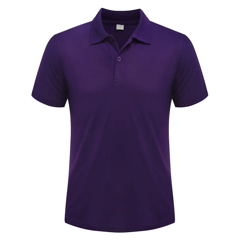Summer Casual Short-Sleeved Polo Shirts Custom Logo Embroidery Printing Personalized Design Men And Women Tops - Matrix-studios.com