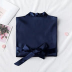 Wedding Bride Bridesmaid Robe Dressing Gown Sexy Women Bathrobe Nightgown Short Sleepwear Casual Flower Kimono Geisha M L XL - Matrix-studios.com