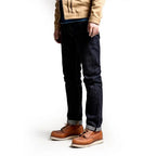 SD107-0001 Red Tornado Heavy Weight Indigo Selvage Unwashed Pants Unsanforised Thick Raw Denim Jean 17oz - Matrix Studios