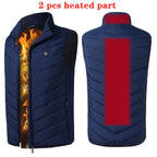 New 17 Heated Vest Jacket Fashion Men Women Coat Clothes Intelligent  Electric Heating Thermal Warm Clothes Winter Heated Hunt - Matrix Studios