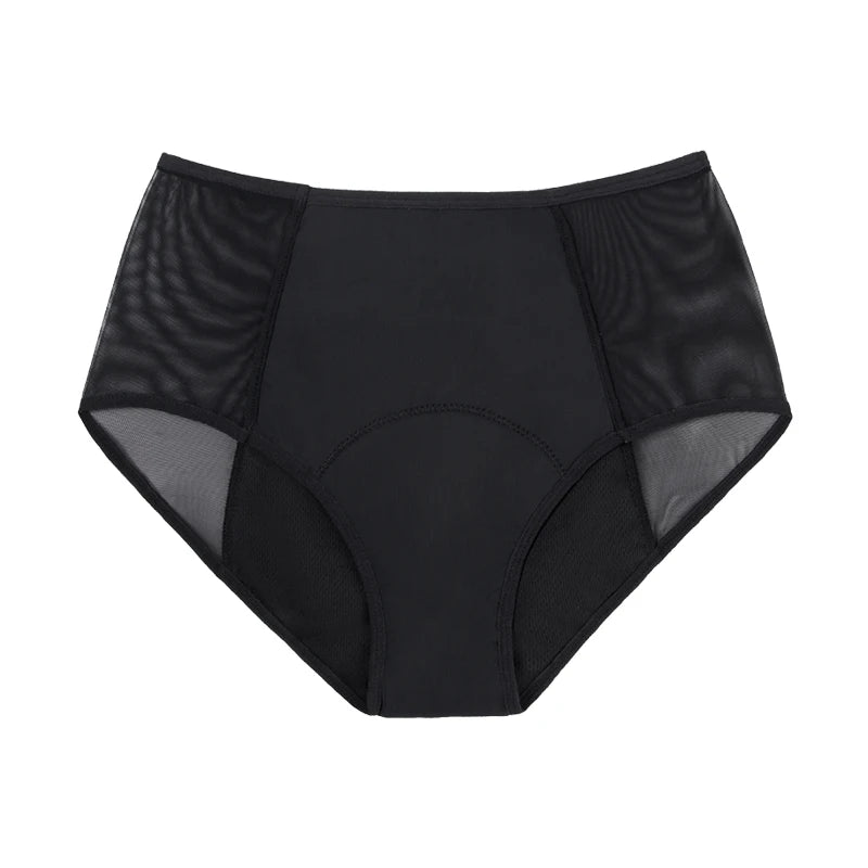 4-Layer Leakproof Menstrual Period Panties Fast Absorbent Underwear Sexy Lace Women Menstrual Briefs Plus Size Lingerie 5XL 6XL - Matrix Studios