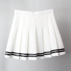 Vintage Korean Style Patchwork Skirt Harajuku JK Black Pleated Skirts Gothic Streetwear High Waist Mini Skirt Women Punk Skirt - Matrix-studios.com