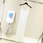 Spring Summer 2026 Woman Tank Dress Casual Modal Sexy Camisole Elastic Female Home Beach Dresses O-Neck Camis Sexy Dress - Matrix-studios.com