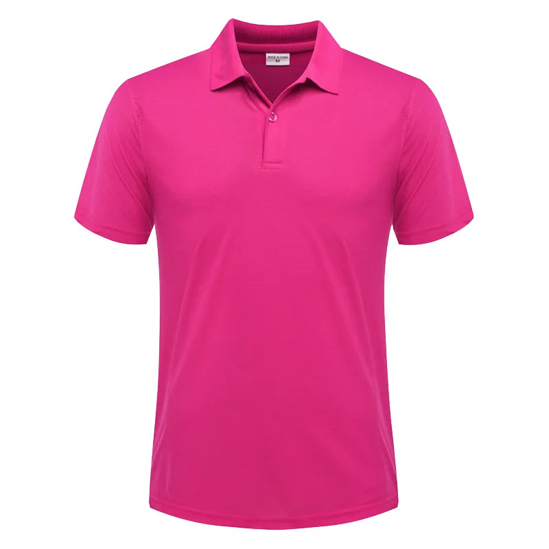 Summer Casual Short-Sleeved Polo Shirts Custom Logo Embroidery Printing Personalized Design Men And Women Tops - Matrix-studios.com