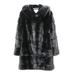 Fancy Rani Real Mink Fur Coat Natural Women Winter Long Leather Jacket Luxury Female Clothes  2023 Mink Fur Coat Women Promotion - Matrix Studios