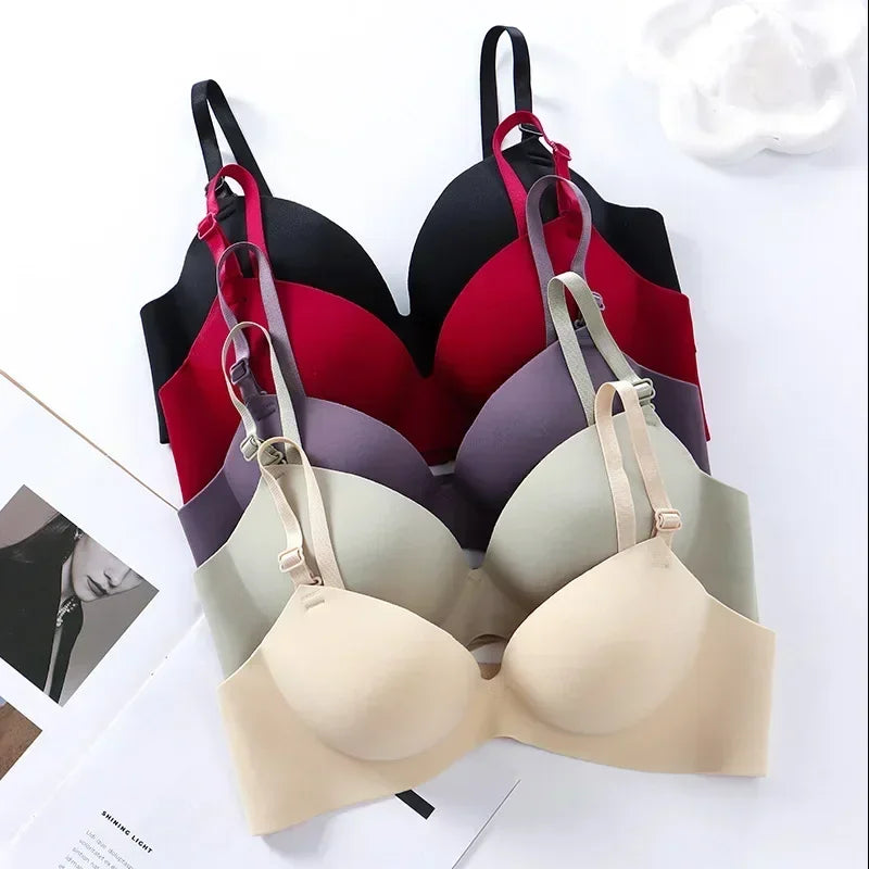 Women Seamless Bra Sexy Push Up Bralette No Wire Girls Students Breathable Lingerie Fashion 3/4 Cup Wireless Female Lingerie - Matrix Studios