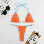 Sexy String Micro Mini Bikinis Set High Waist Swimsuit Thong Swimsuit Swimwear Biquini Conjunto De Bikini Tankini Beachwear - Matrix-studios.com