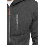 Solid color men's hooded jacket Casual long-sleeved hoodie Zipper Gym sports hoodie Spring Fall - Matrix Studios